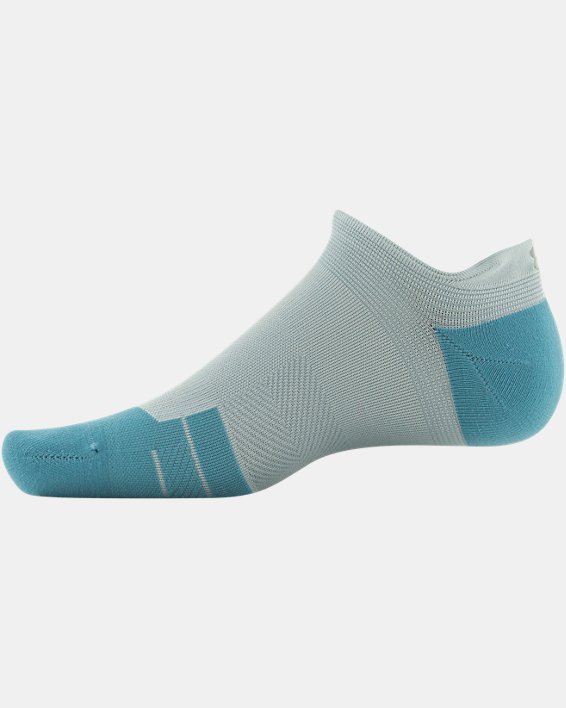 Unisex UA Iso-Chill ArmourDry™ Golf 2-Pack No Show Tab Socks, Blue, pdpMainDesktop image number 4